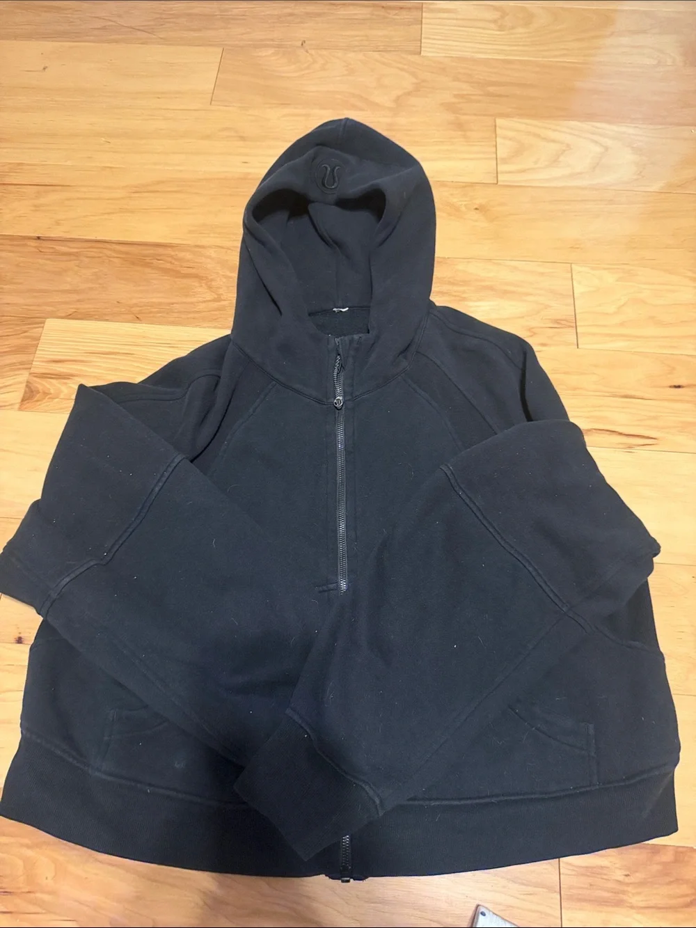 women’s cropped lululemon full zip scuba size xl-xxl